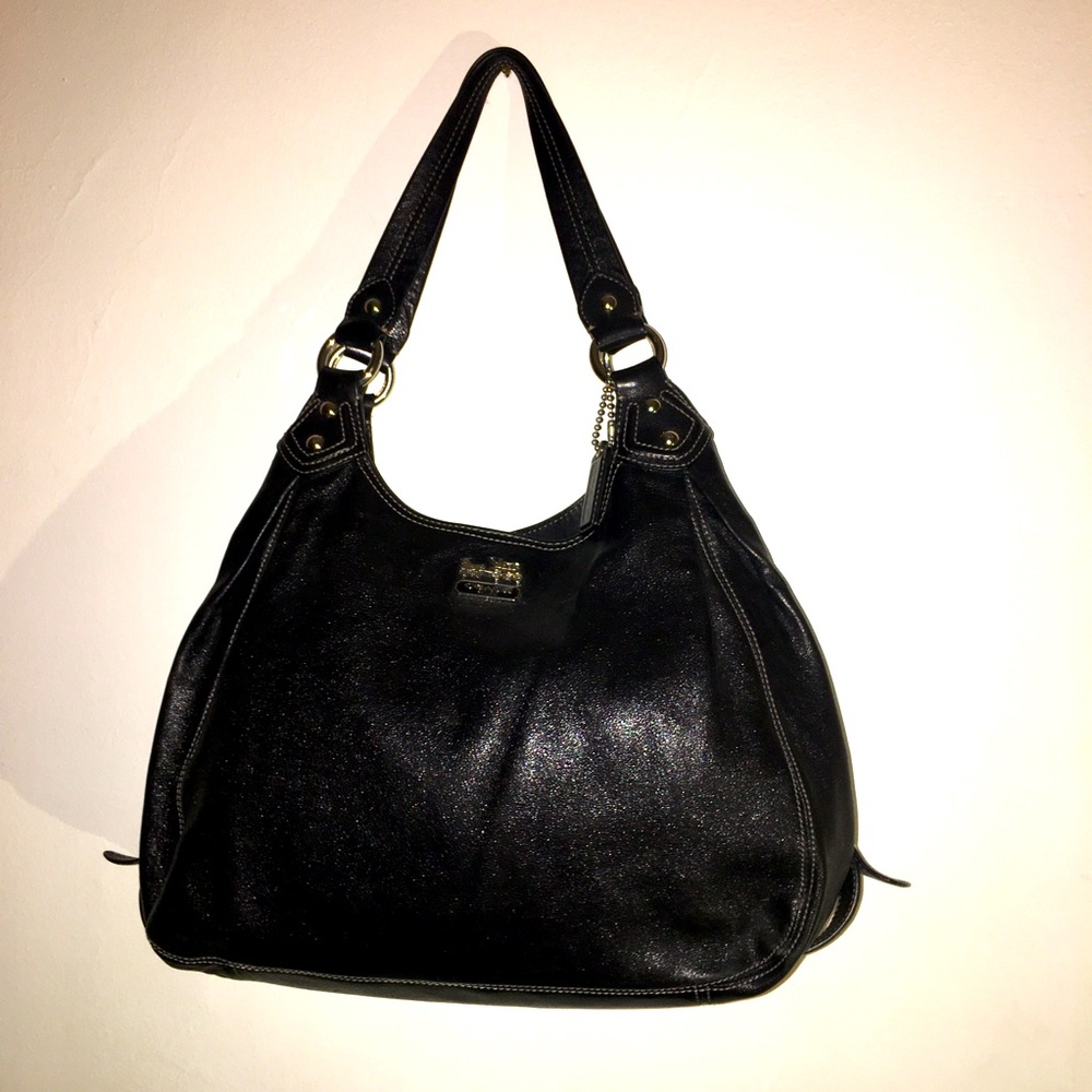 Coach Madison Leather Maggie Hobo Bag 💘